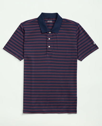 Striped Golf Polo, image 1