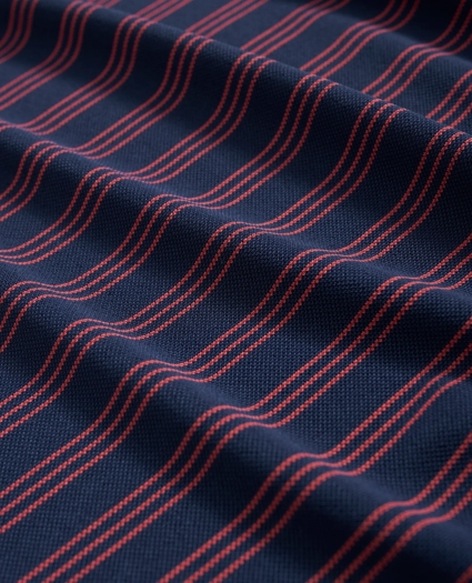 Striped Golf Polo, image 3