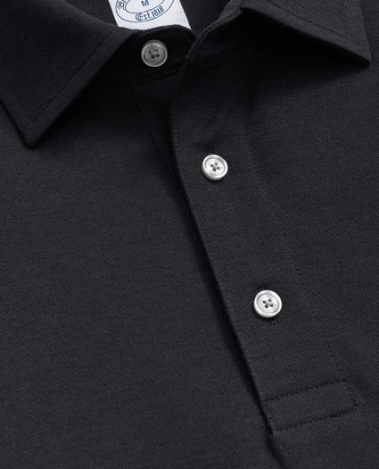Spread Collar Long-Sleeve Polo Shirt, image 2