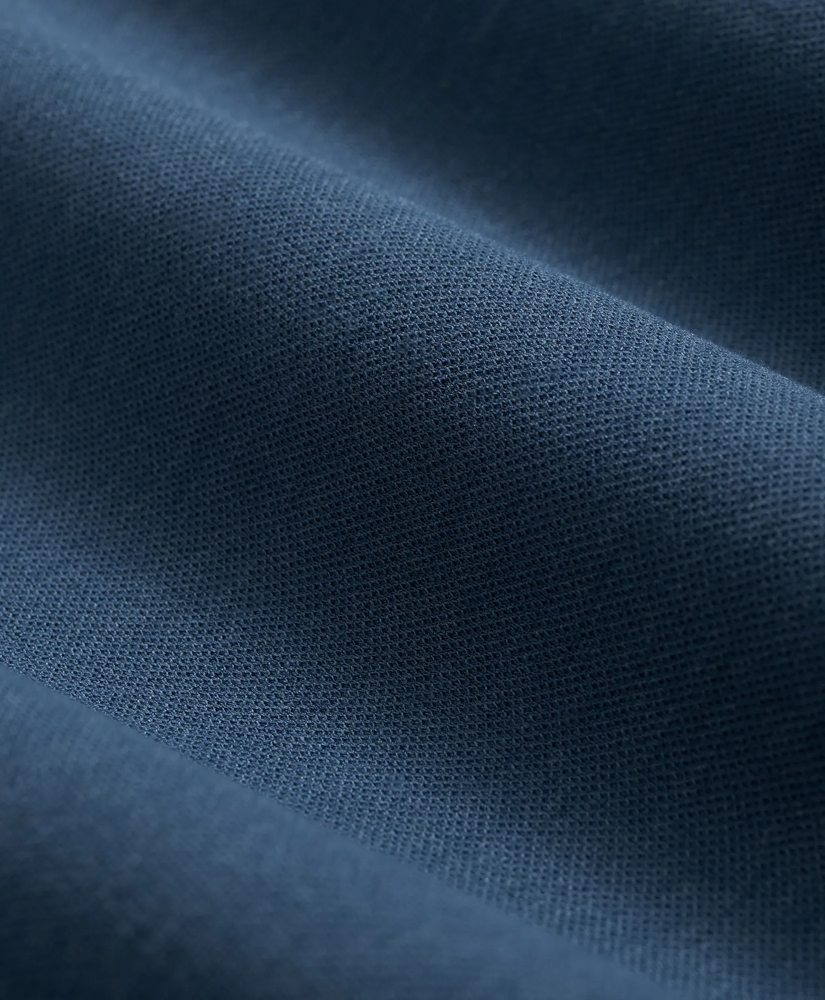 Spread Collar Long-Sleeve Polo Shirt, image 3