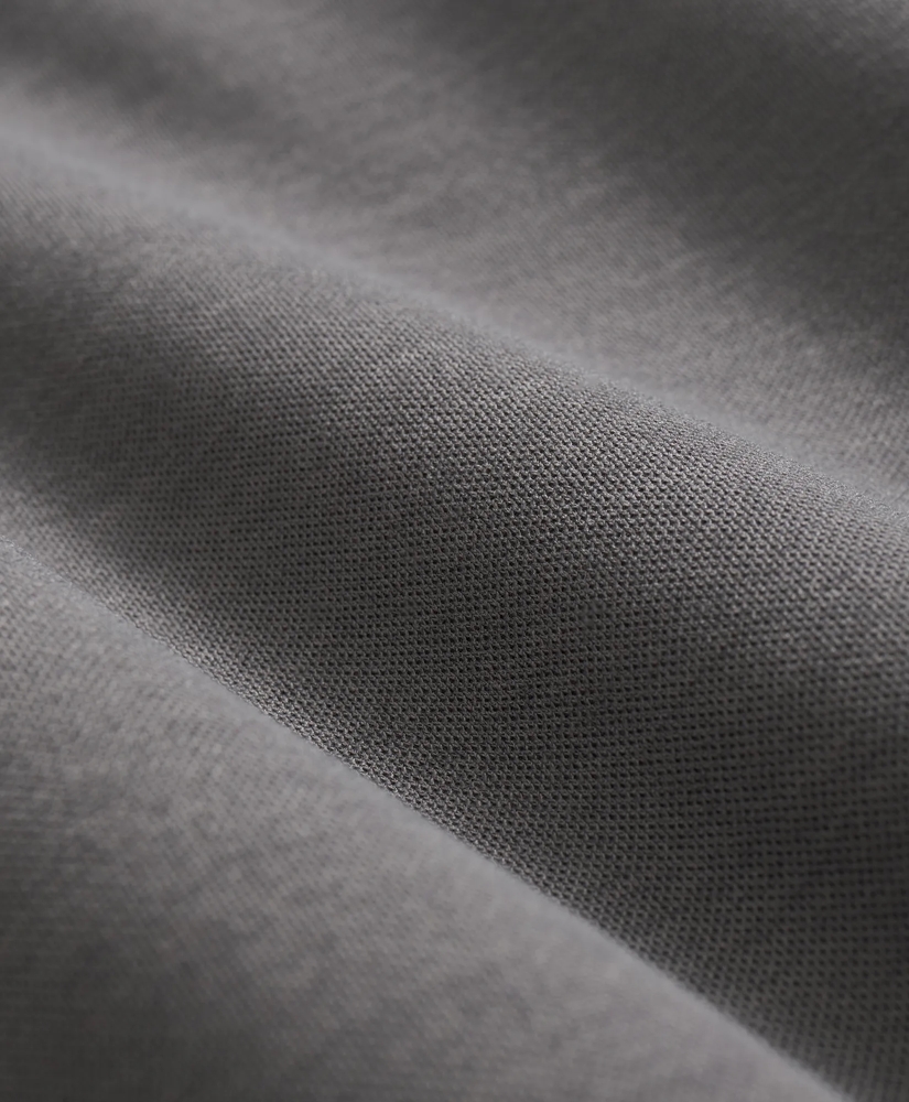 Spread Collar Long-Sleeve Polo Shirt, image 3