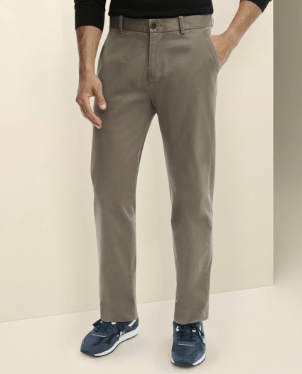 Washed Stretch Chino Pants, image 1