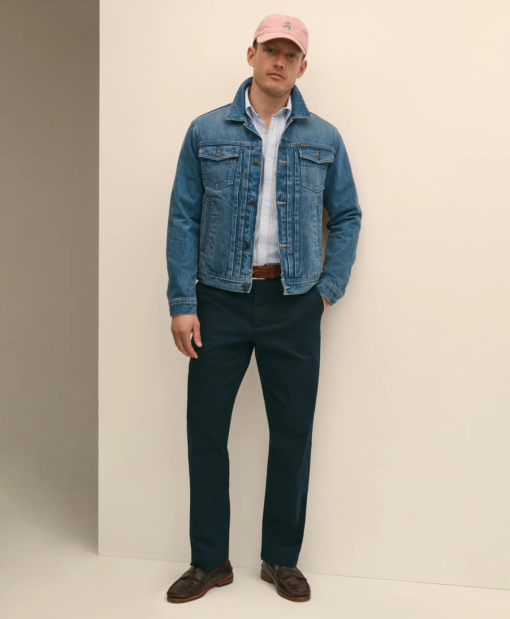 Washed Stretch Chino Pants