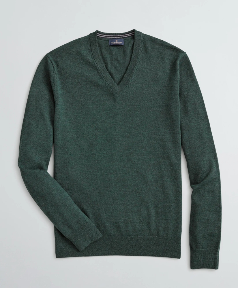 Washable Merino Wool V-Neck Sweater