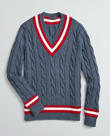 Wool Tennis Sweater, image 1