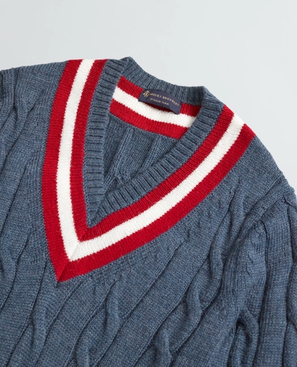 Wool Tennis Sweater, image 2