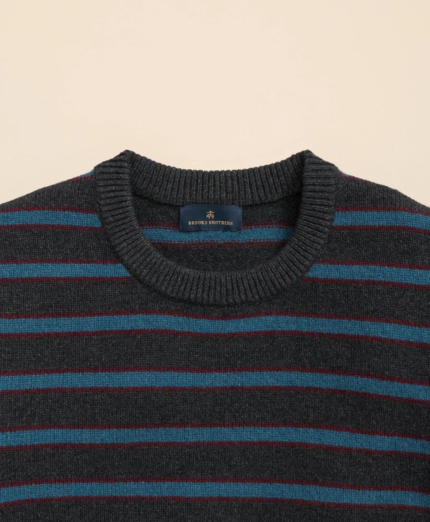 Merino-Wool Blend BB#2 Stripe Sweater, image 2