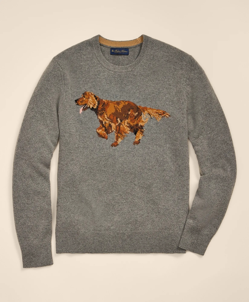 Wool Blend Intarsia Dog Sweater, image 2