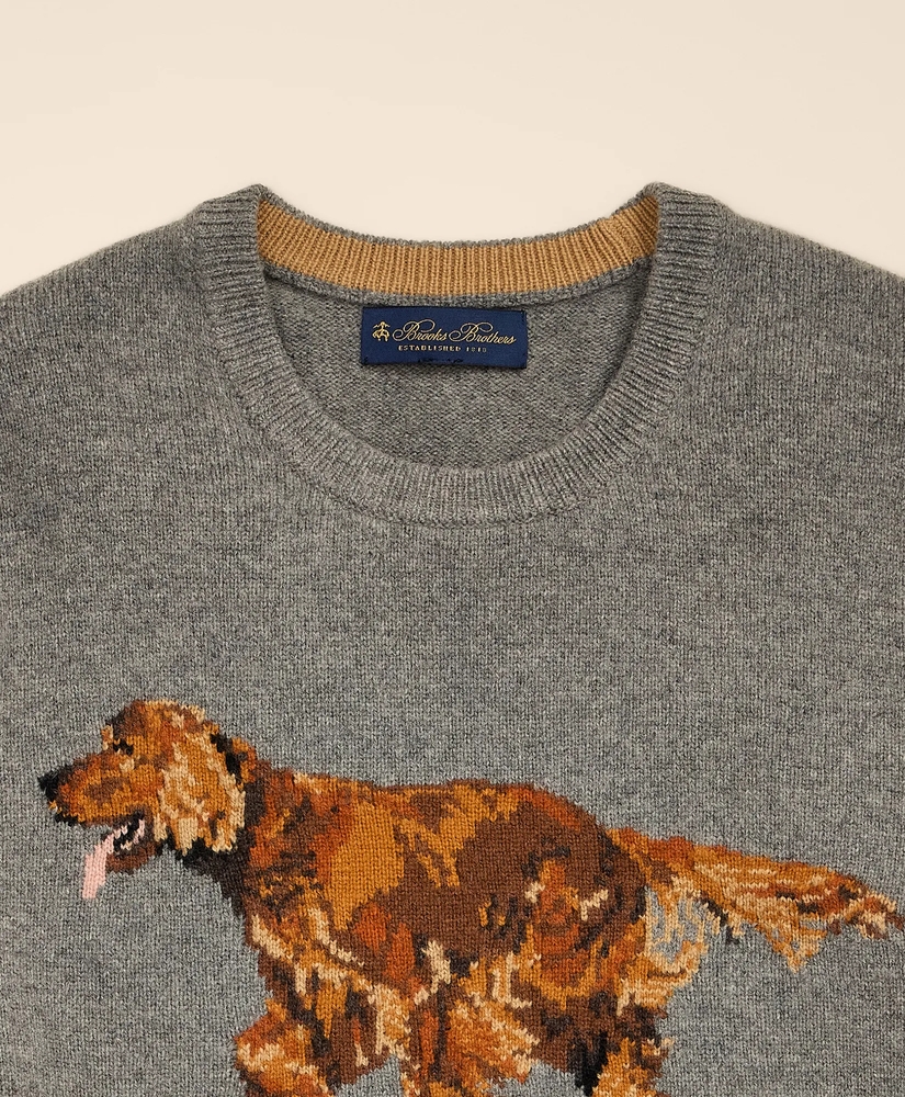 Wool Blend Intarsia Dog Sweater, image 5