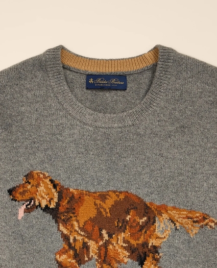 Wool Blend Intarsia Dog Sweater, image 5