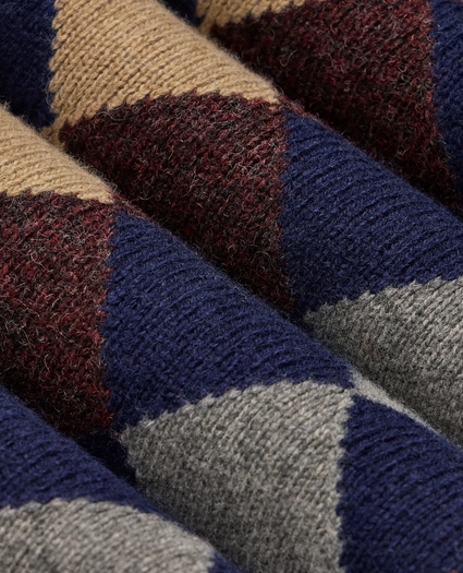 Wool Argyle Sweater, image 3