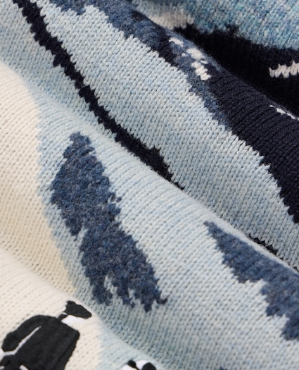 Wool-Blend Ski Intarsia Sweater, image 7