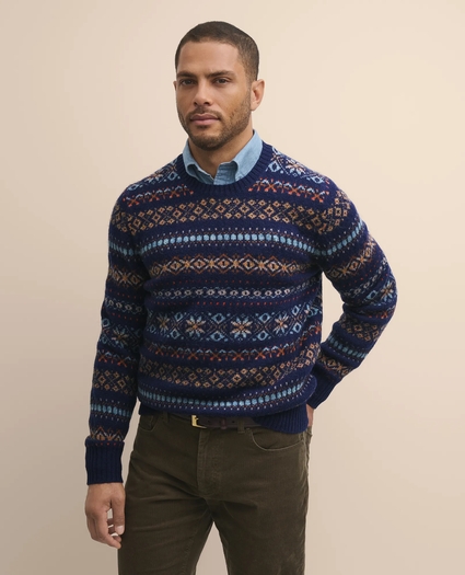 Merino Wool Archive Fair Isle Sweater, image 1