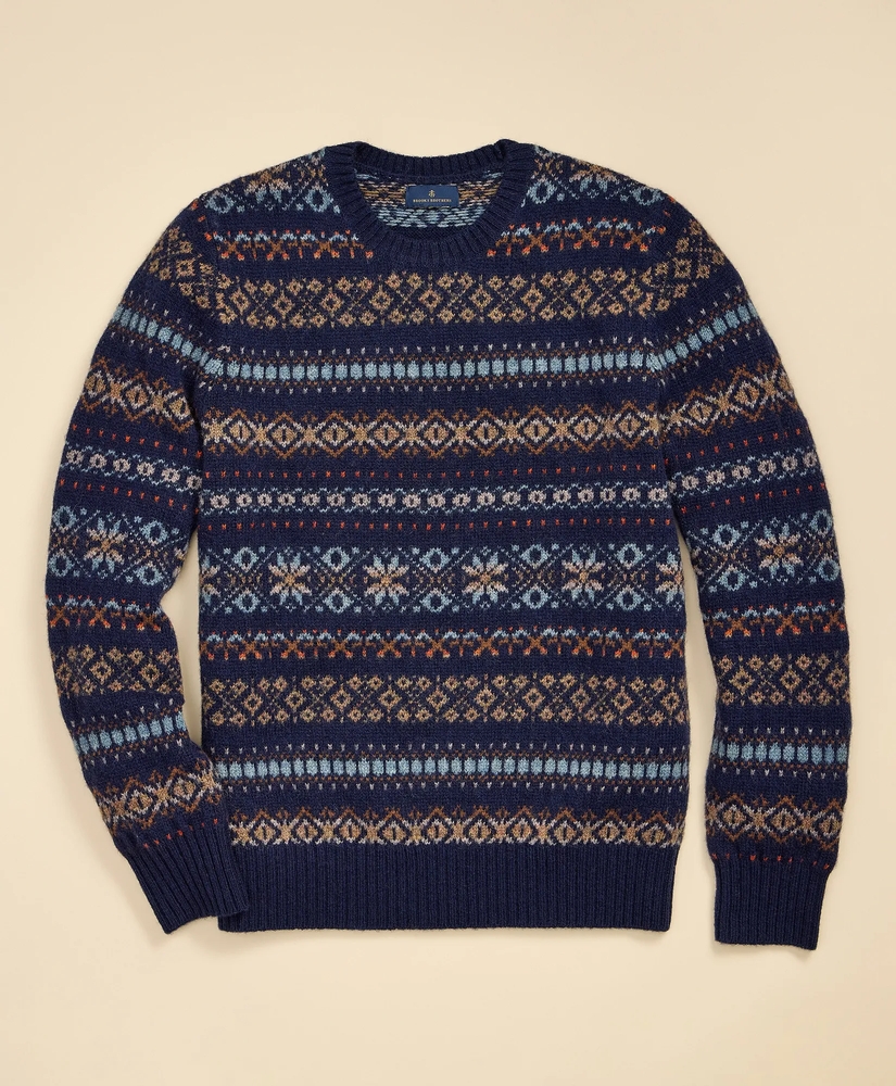 Merino Wool Archive Fair Isle Sweater, image 2