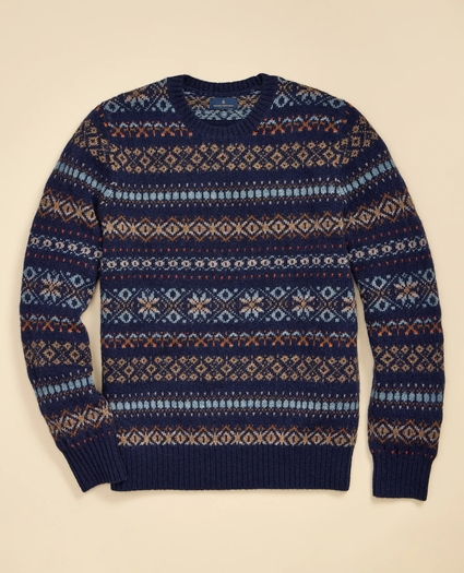 Merino Wool Archive Fair Isle Sweater, image 2