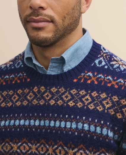 Merino Wool Archive Fair Isle Sweater, image 3