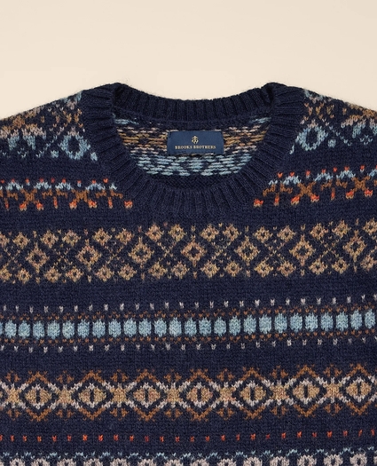 Merino Wool Archive Fair Isle Sweater, image 5