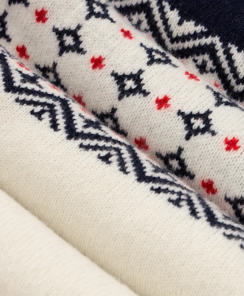 Merino Wool-Blend Archive Fair Isle Yoke Sweater, image 3