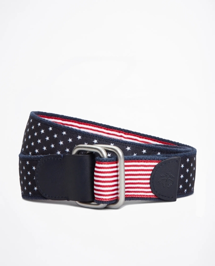Stripe and Dot Reversible Stretch Belt, image 2