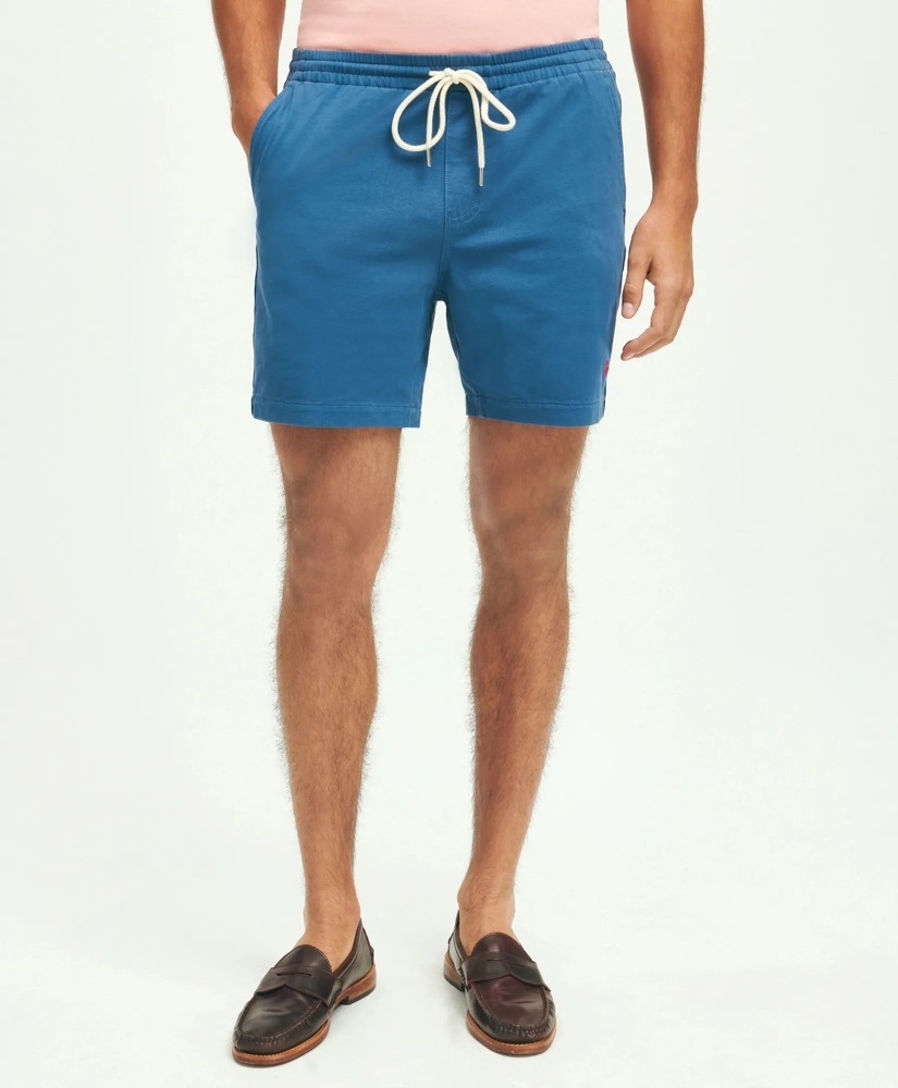 Stretch Cotton Knit Jersey Friday Shorts, image 1