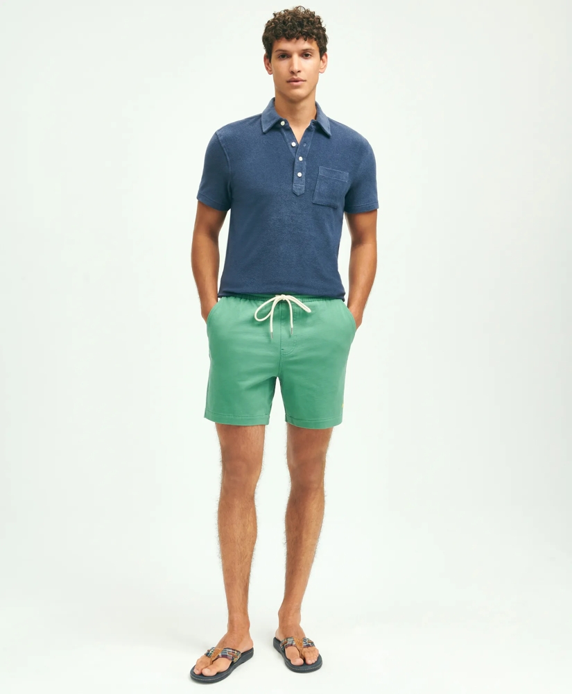 Stretch Cotton Knit Jersey Friday Shorts, image 2