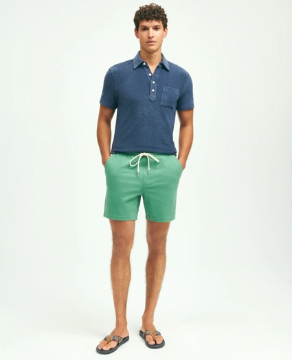Stretch Cotton Knit Jersey Friday Shorts, image 2