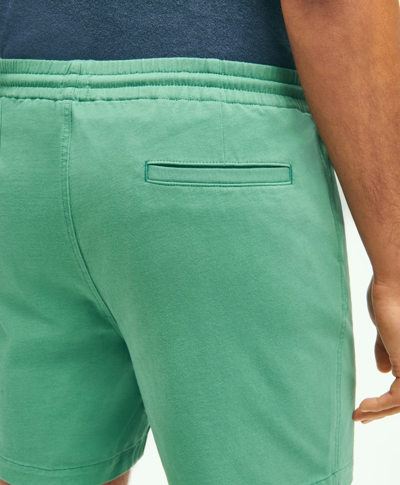 Stretch Cotton Knit Jersey Friday Shorts, image 5