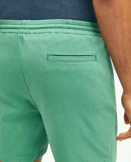 Stretch Cotton Knit Jersey Friday Shorts, image 5