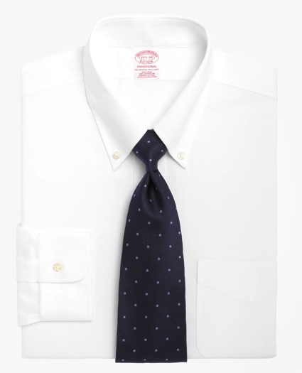 Brooks Brothers Cool Traditional Extra-Relaxed-Fit Dress Shirt, Non-Iron Button-Down Collar, image 1