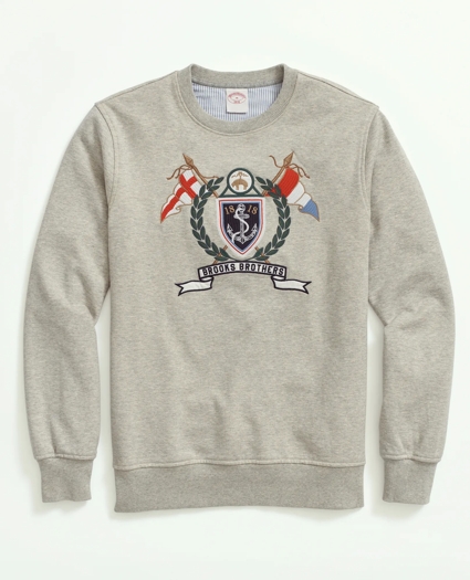 French Terry Crest Sweatshirt, image 1