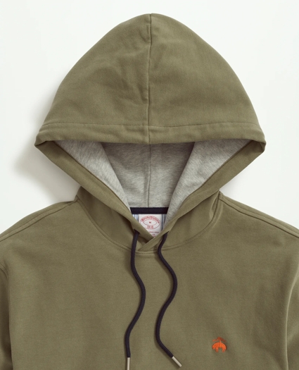 Stretch Sueded Cotton Jersey Hoodie, image 2