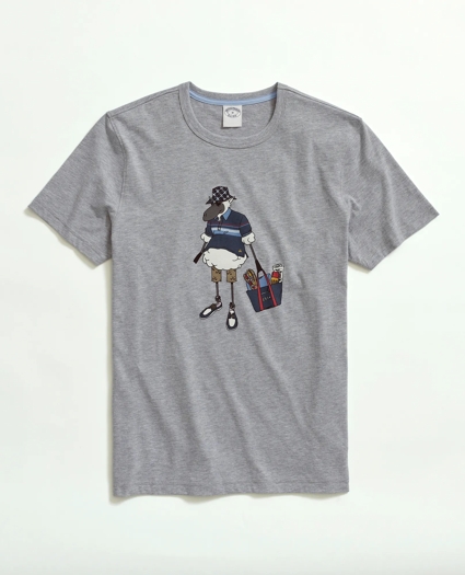 Cotton Henry Print T-Shirt, image 1