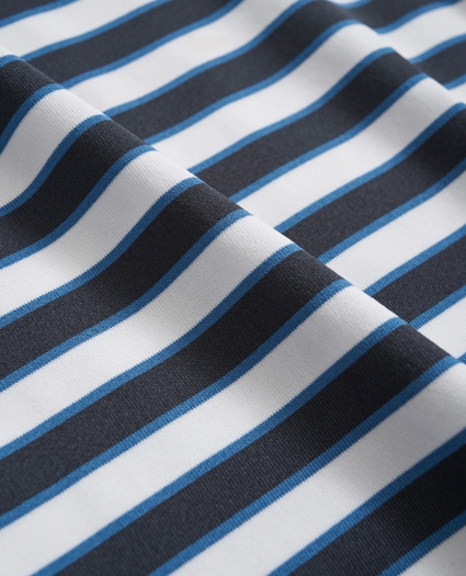 Performance Series Zip Stripe Polo Shirt, image 2