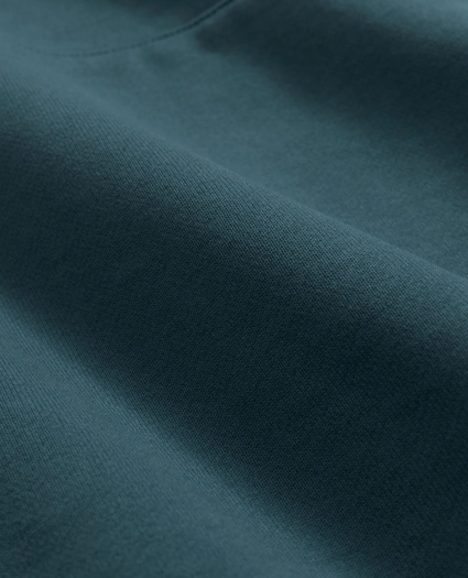 Cotton French Terry Half-Zip Sweatshirt, image 3