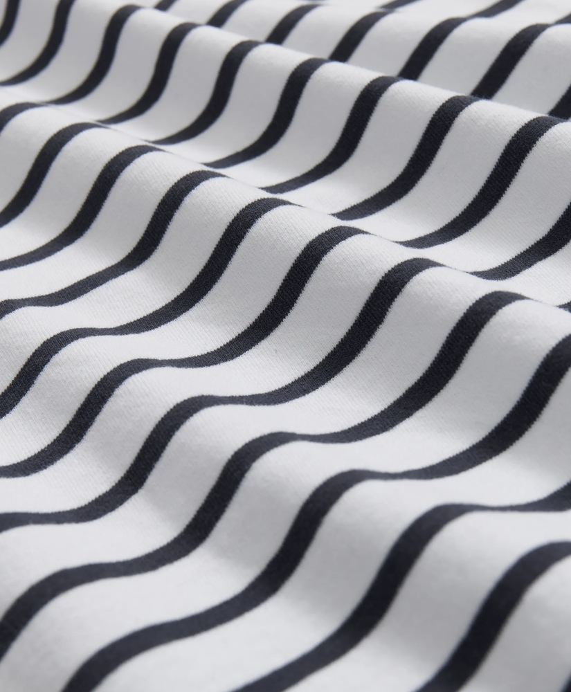 Peached Cotton Striped T-Shirt, image 3
