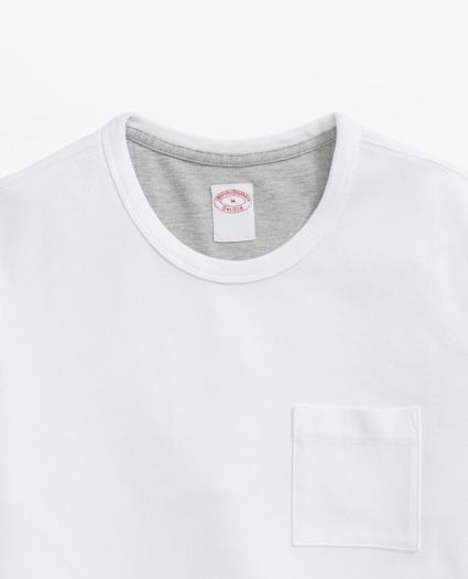Pique T-Shirt in Garment-Washed Supima® Cotton, image 5