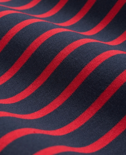 Cotton Blend Striped Turtleneck, image 3