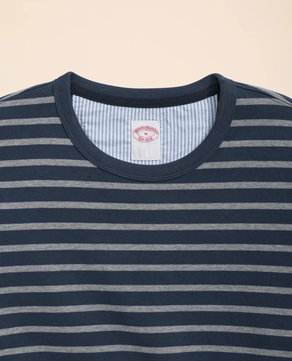 Cotton Mariner Stripe Long-Sleeve T-Shirt, image 2
