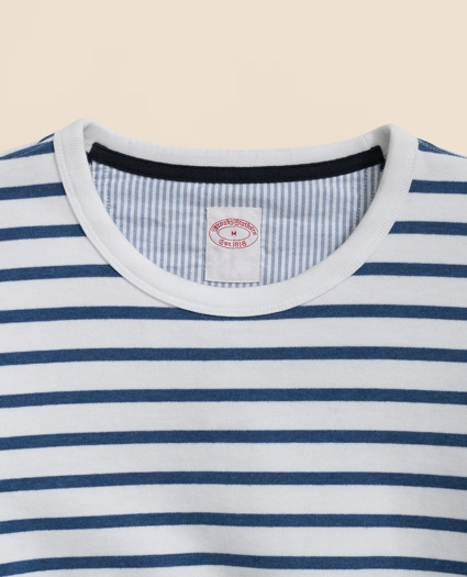 Cotton Mariner Stripe Long-Sleeve T-Shirt, image 2