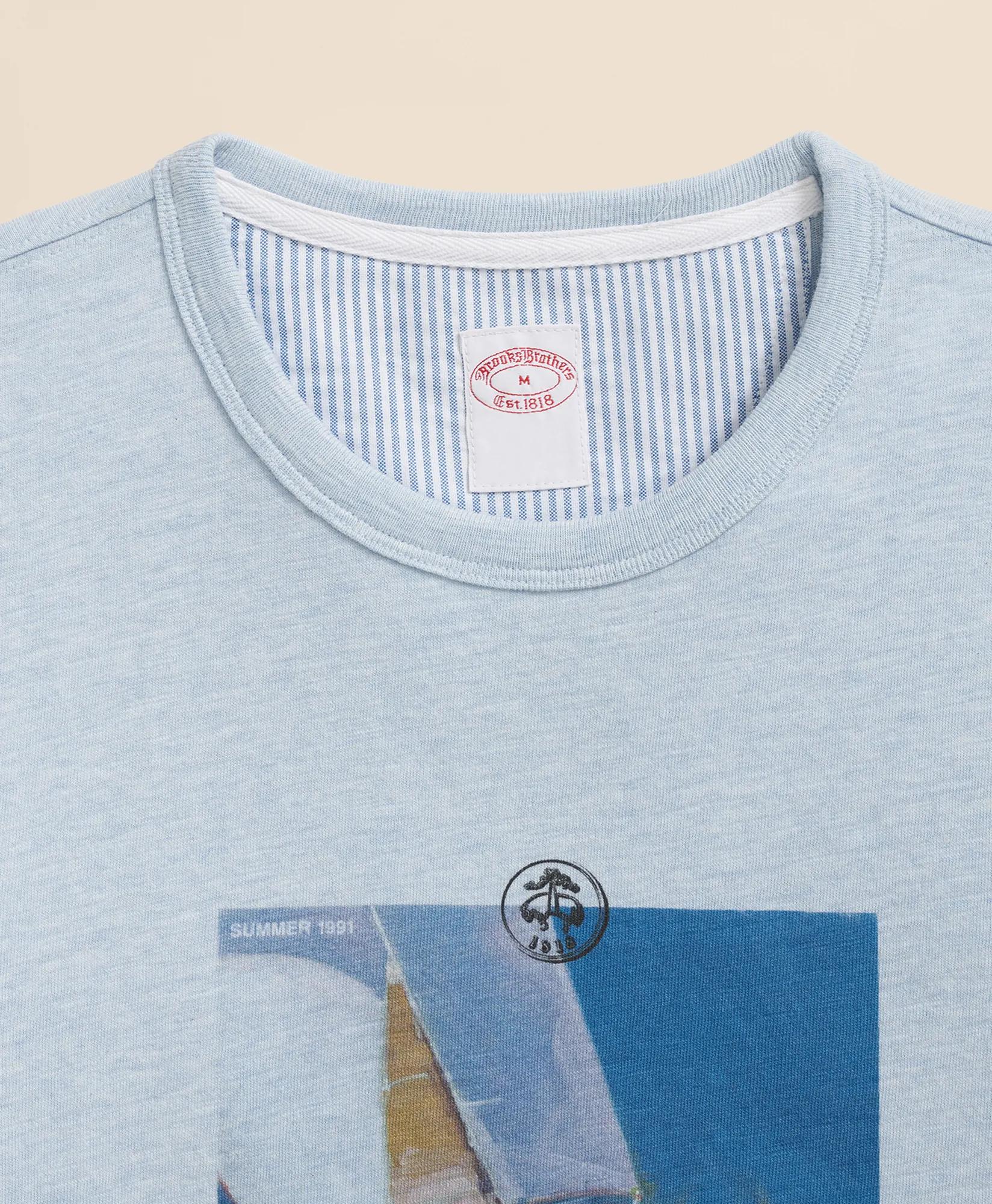 Slub Cotton Graphic T-Shirt