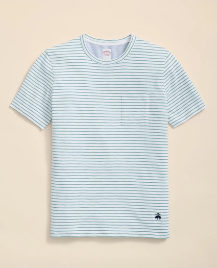 Slub Cotton Stripe T-Shirt, image 1