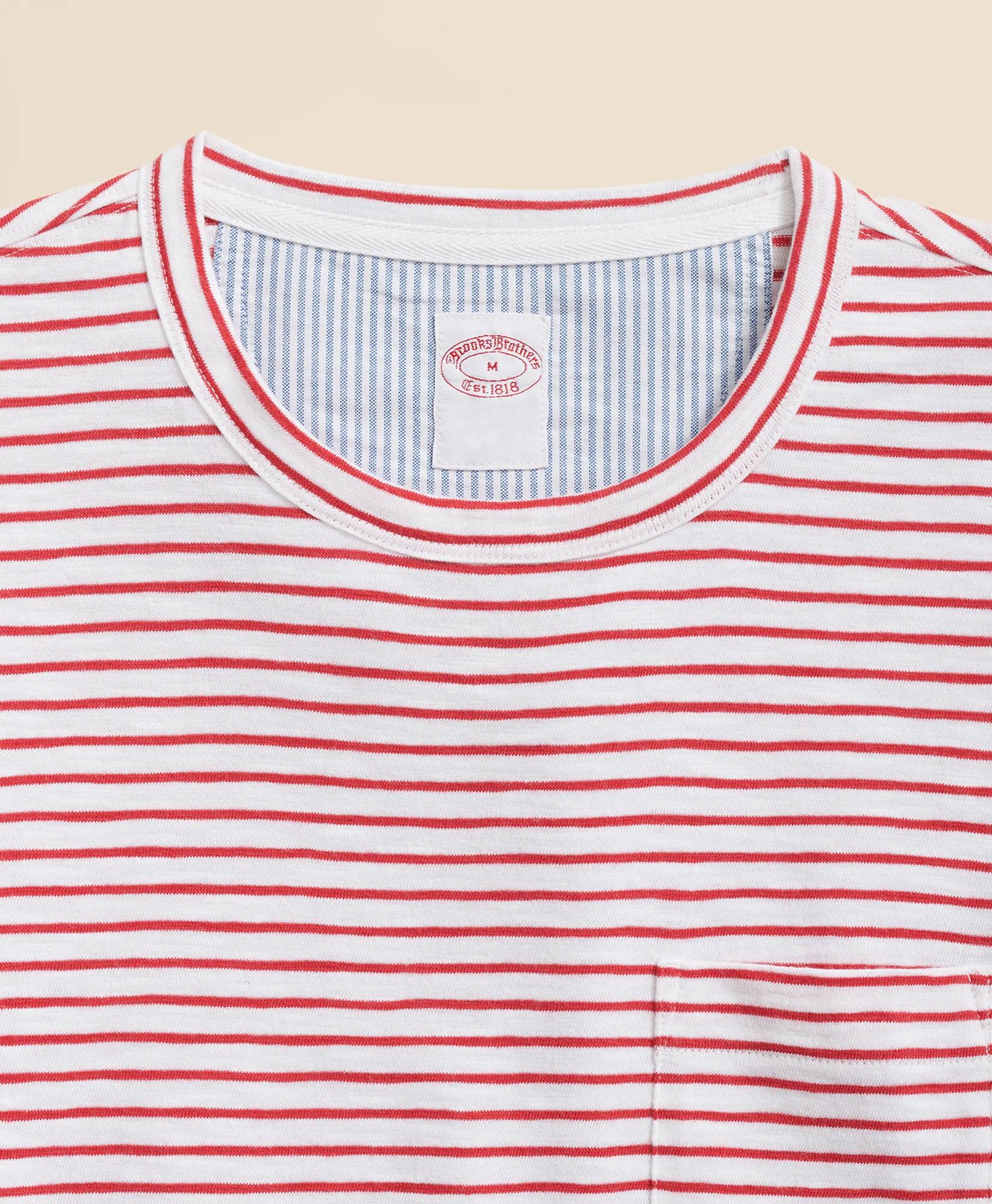 Slub Cotton Stripe T-Shirt