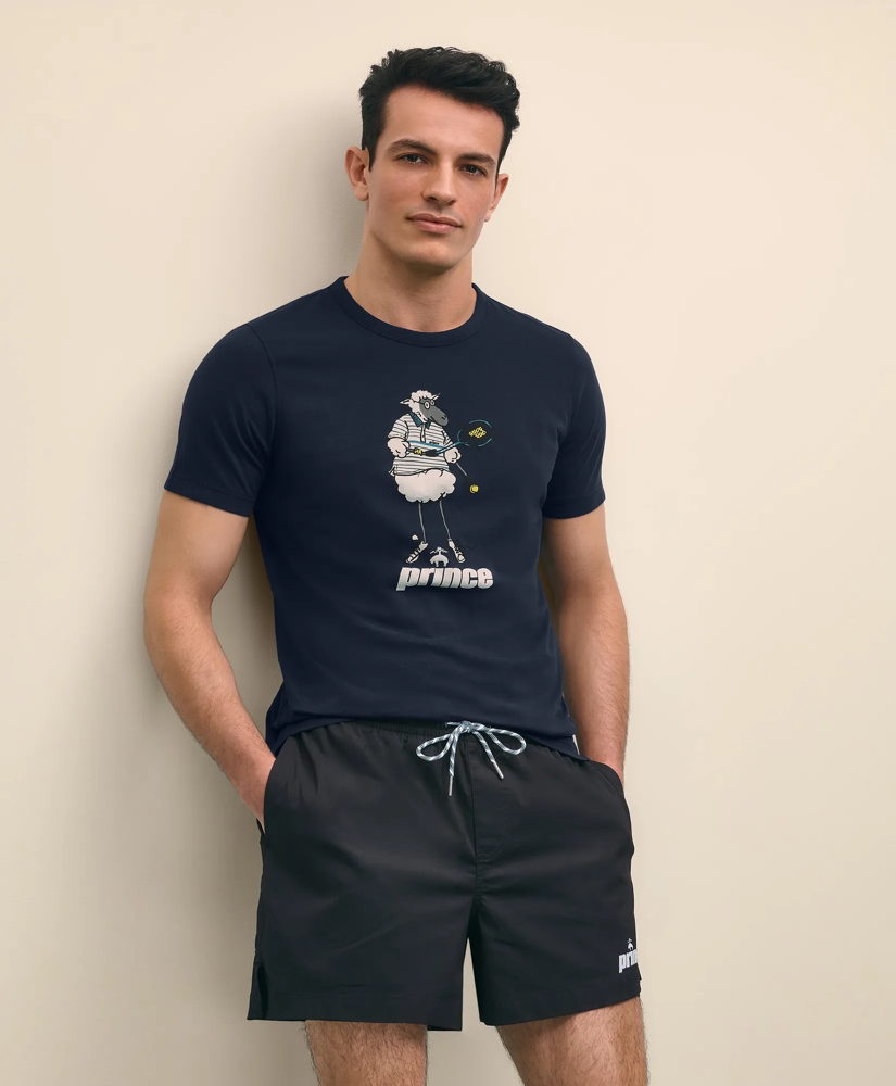 Brooks Brothers X Prince Graphic Henry T-Shirt, image 1