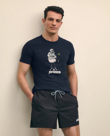 Brooks Brothers X Prince Graphic Henry T-Shirt, image 1