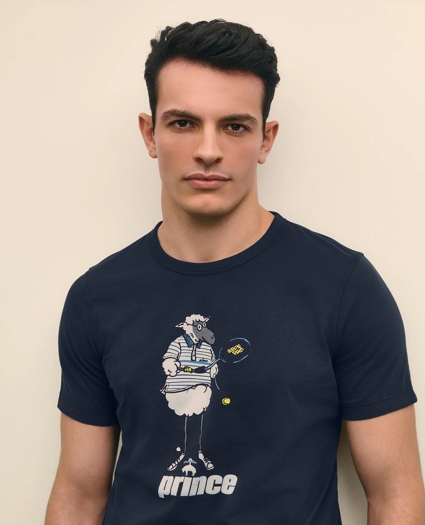 Brooks Brothers X Prince Graphic Henry T-Shirt, image 2