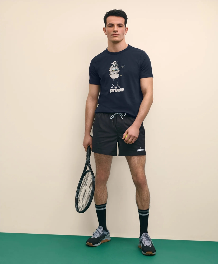 Brooks Brothers X Prince Graphic Henry T-Shirt, image 4