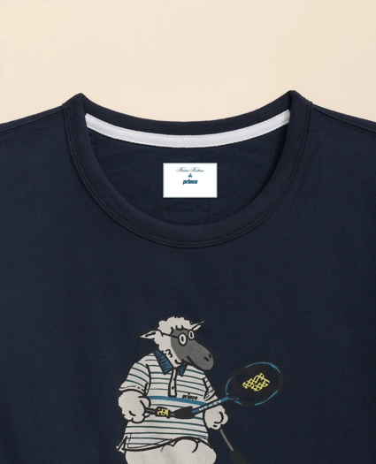 Brooks Brothers X Prince Graphic Henry T-Shirt, image 6