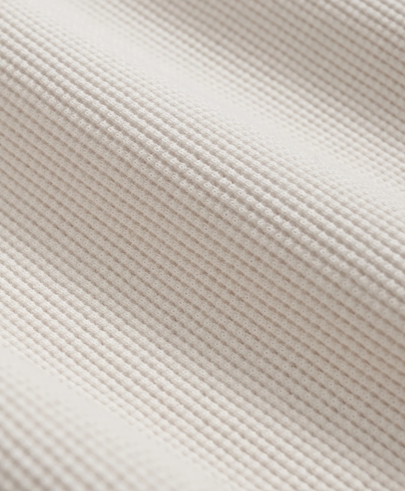 Cotton-Wool Blend Waffle Knit Henley, image 3