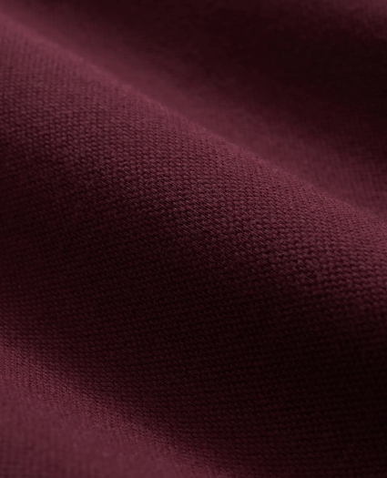 Cotton Blend Pique Half-Zip, image 3