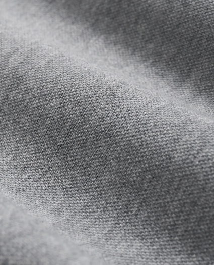 Cotton Blend Pique Half-Zip, image 3